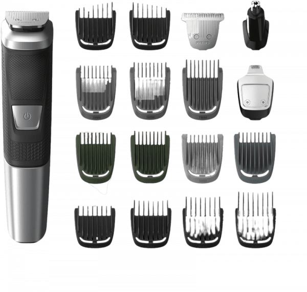 Recortadora de pelo con varios peines intercalables para diferentes tipos de corte de pelo