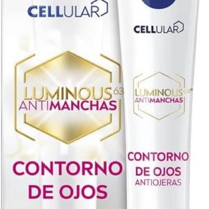 Bote de la marca Nivea conteniendo crema de contorno de ojos con efecto anti ojeras para el cuidado de la cara masculina